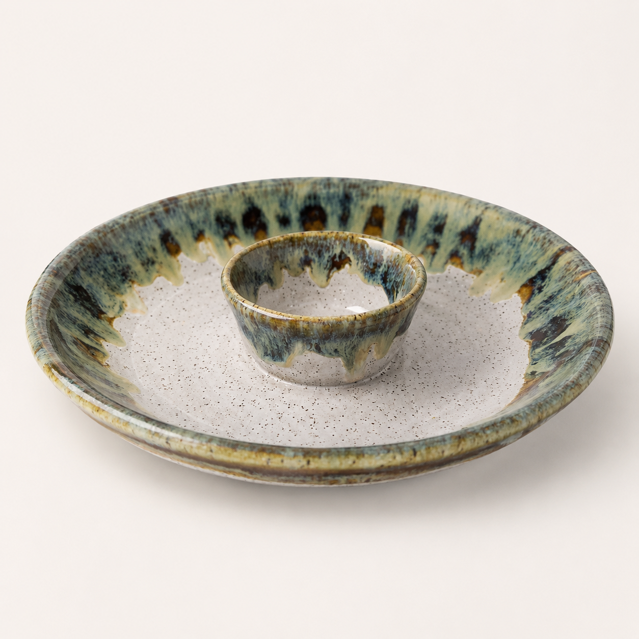 Rainforest Chip and Dip Serving Set