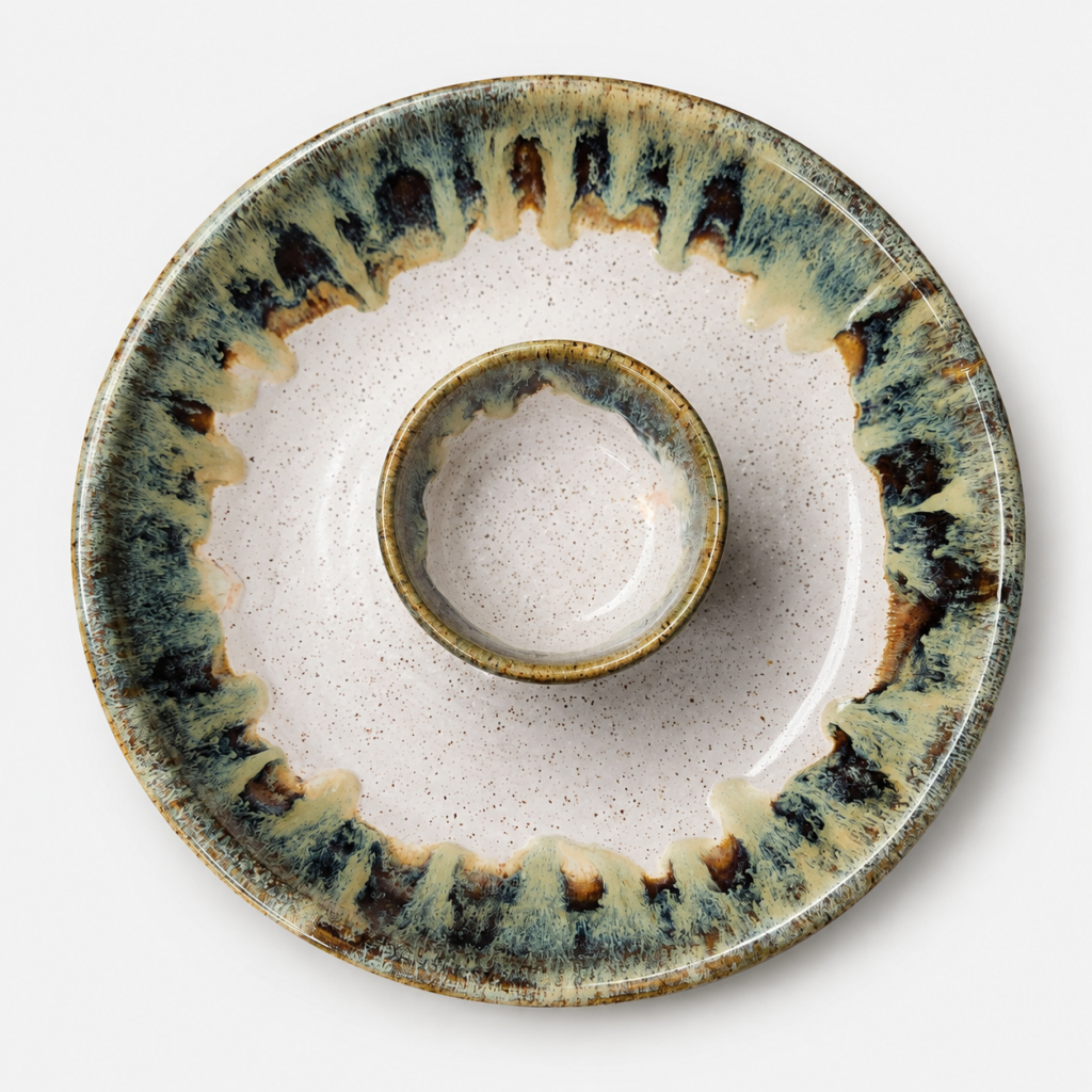 Rainforest Chip and Dip Serving Set