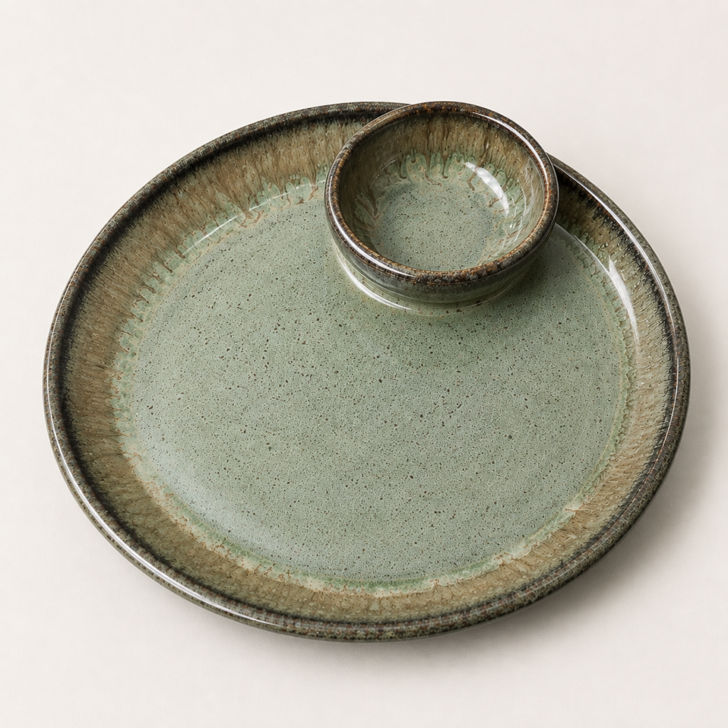 Sage Chip and Dip Serving Set