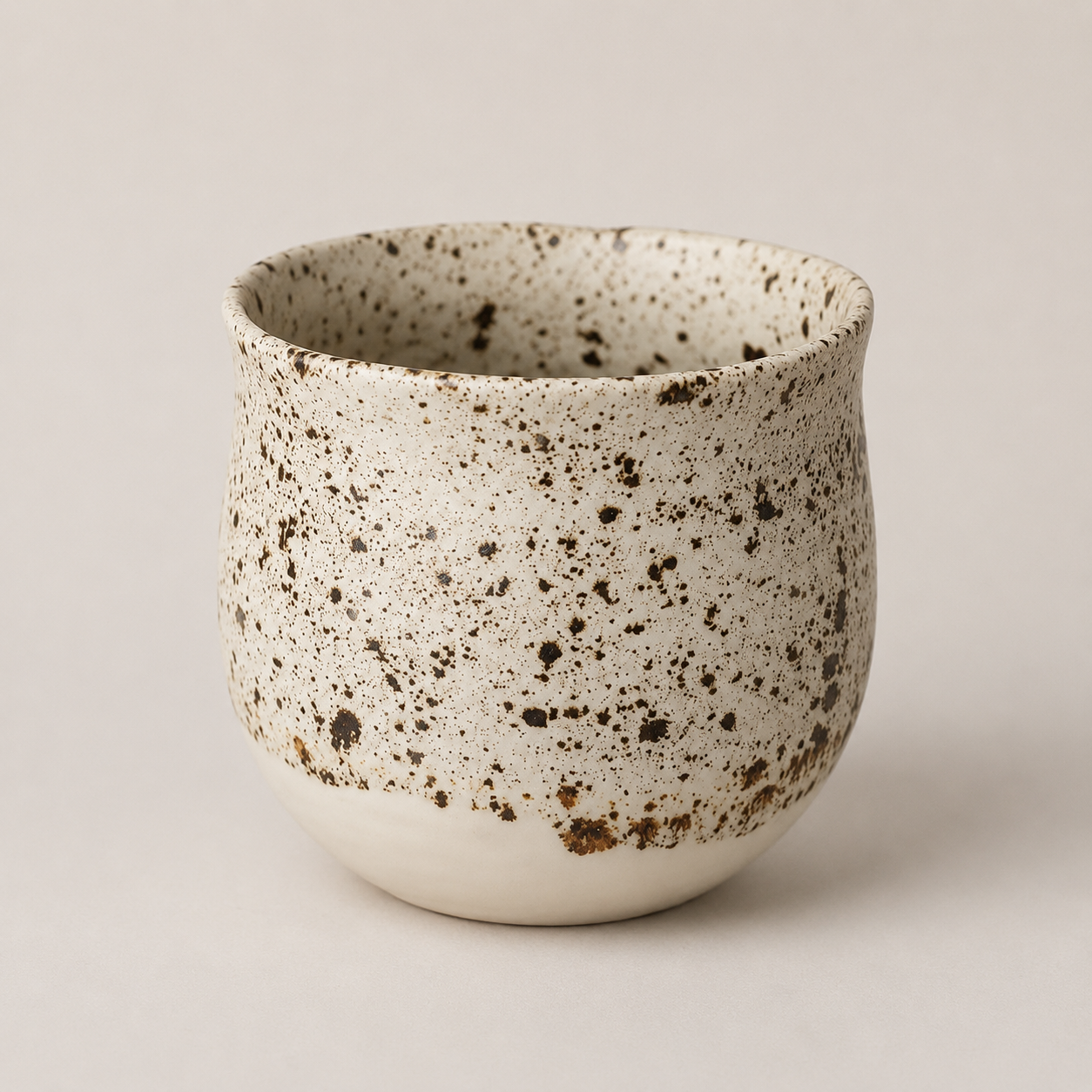 Speckled Cream Ceramic Cup