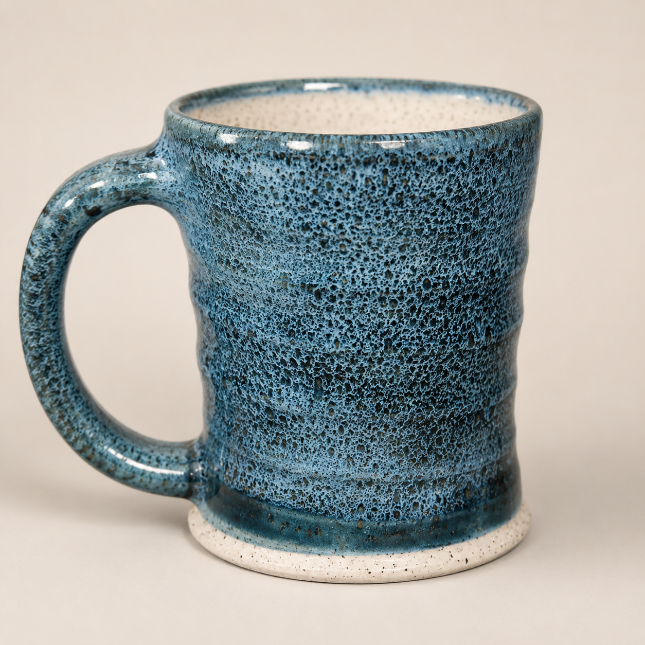 Blue Speckled Ceramic Mug