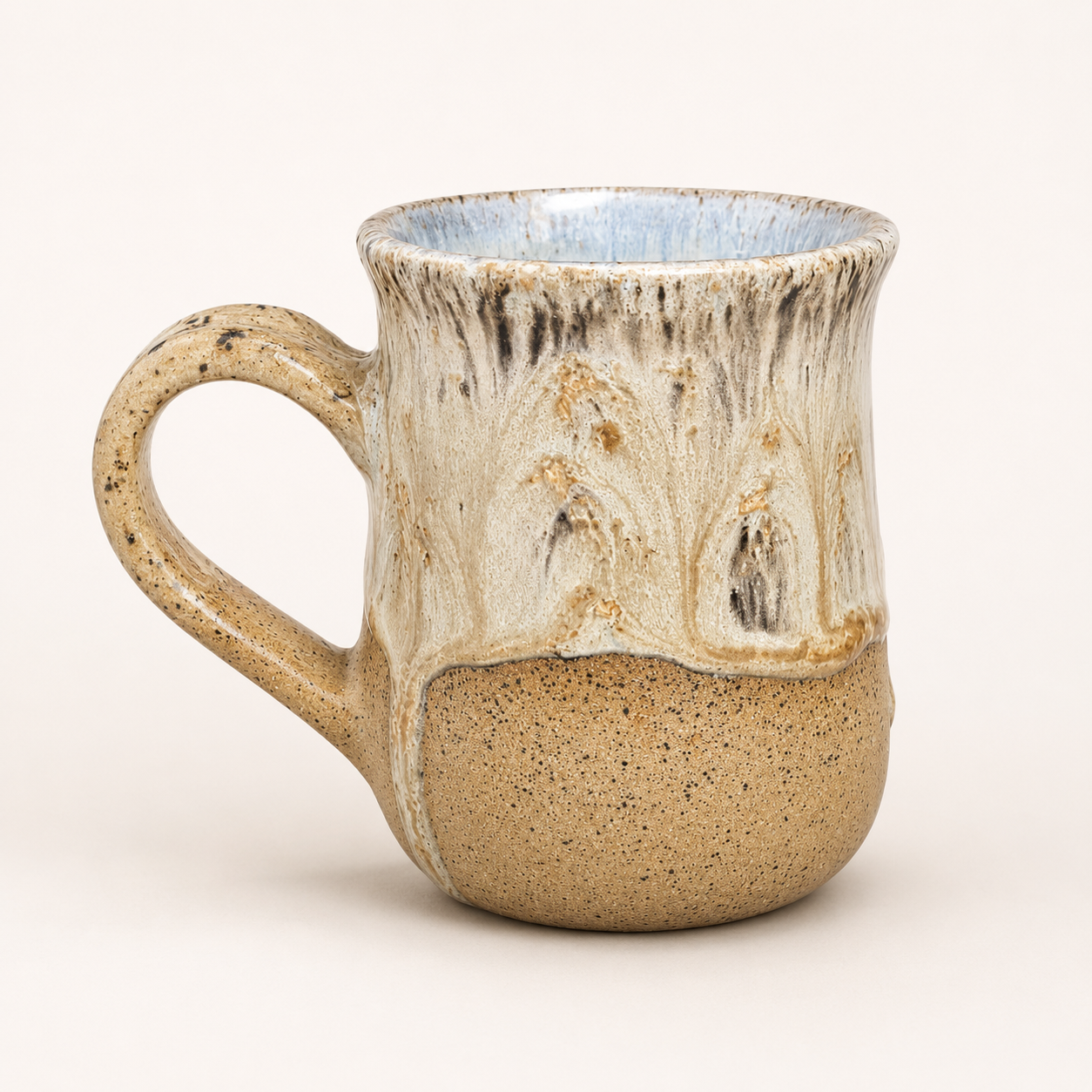 White/Cream Drip Ceramic Mug