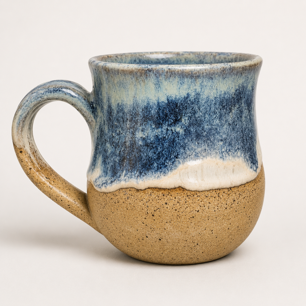 Ocean Blue Ceramic Mug